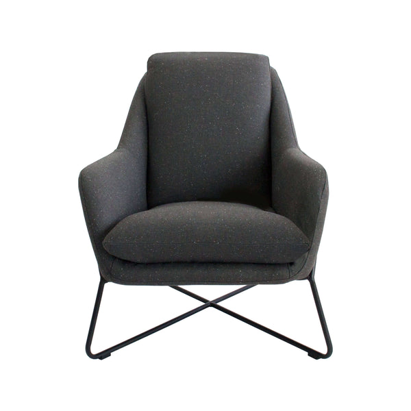 Emmett Armchair | Charcoal - CLU Living Pty Ltd