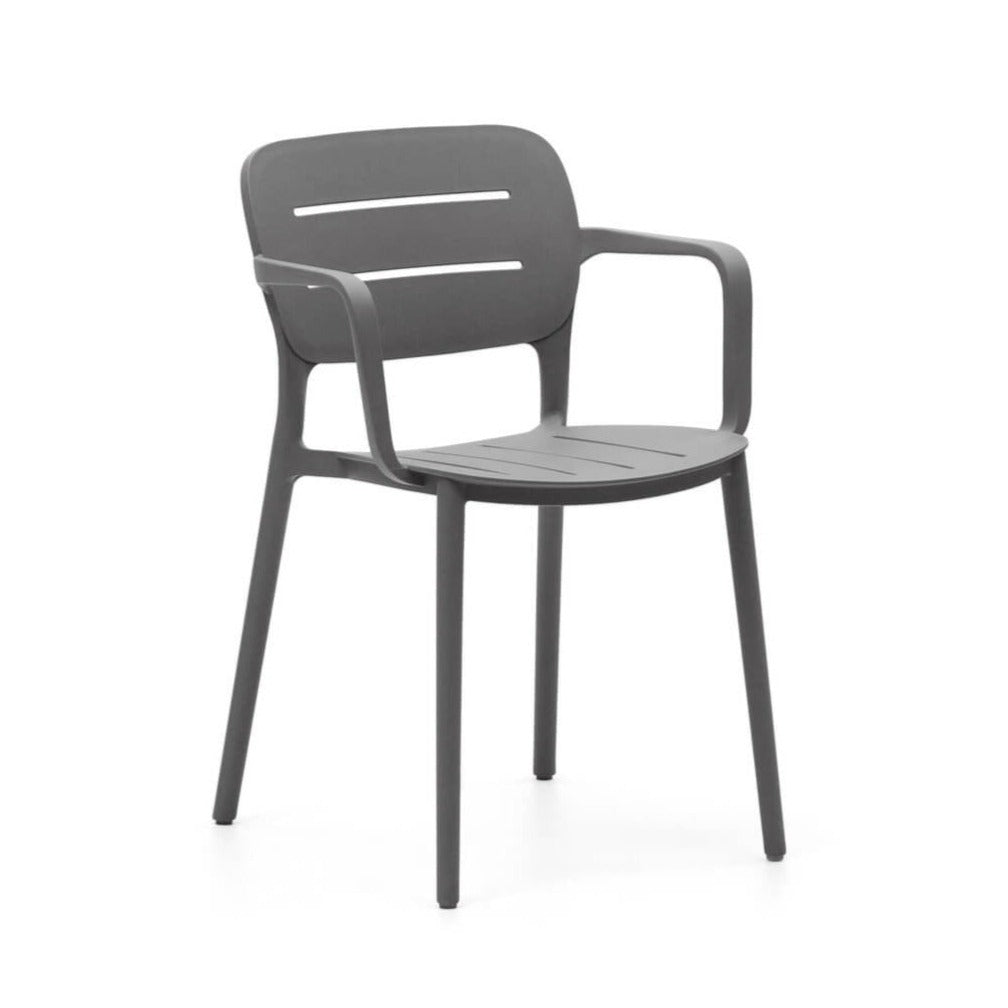 Grey stackable patio discount chairs