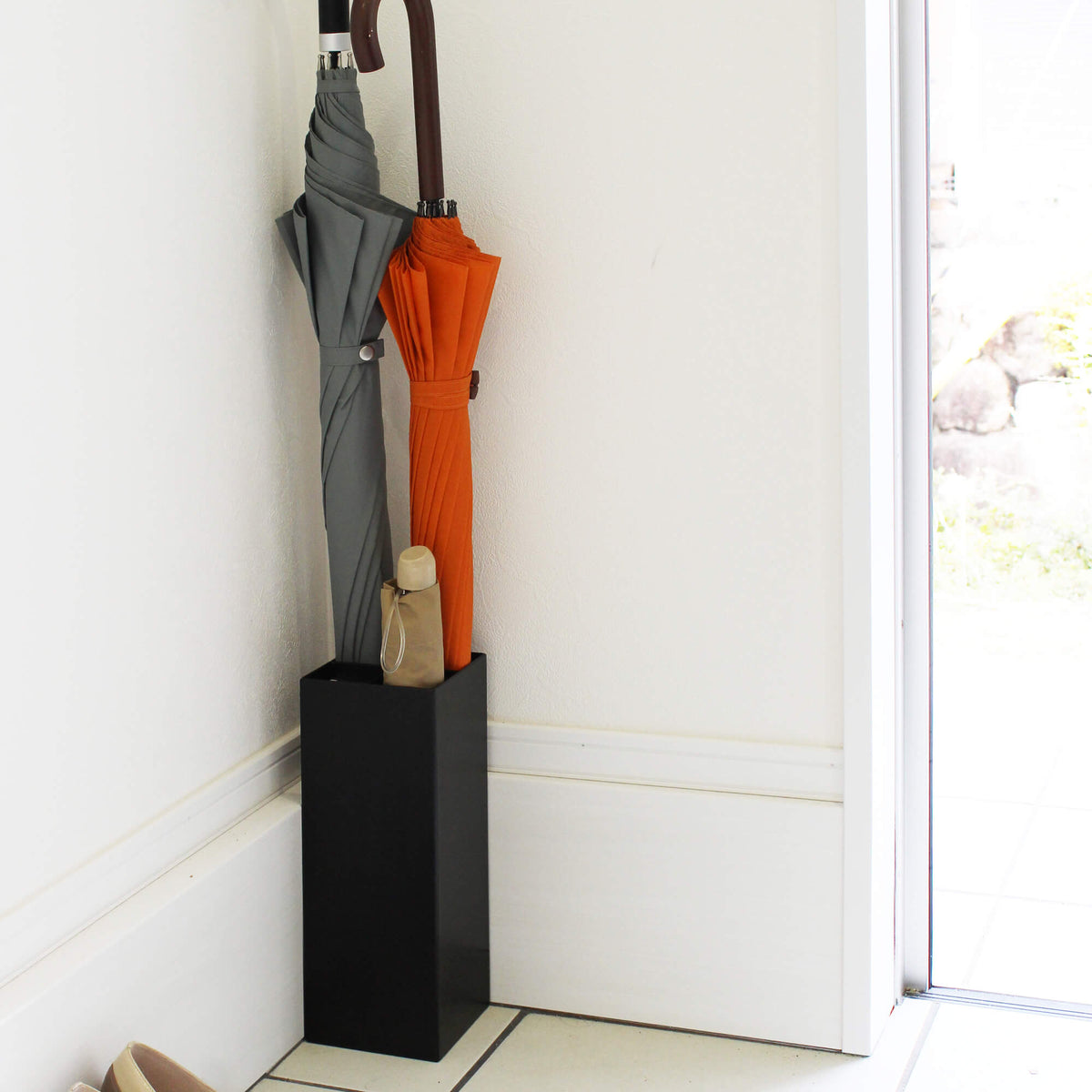 Smart Umbrella Stand | Black - CLU Living Pty Ltd