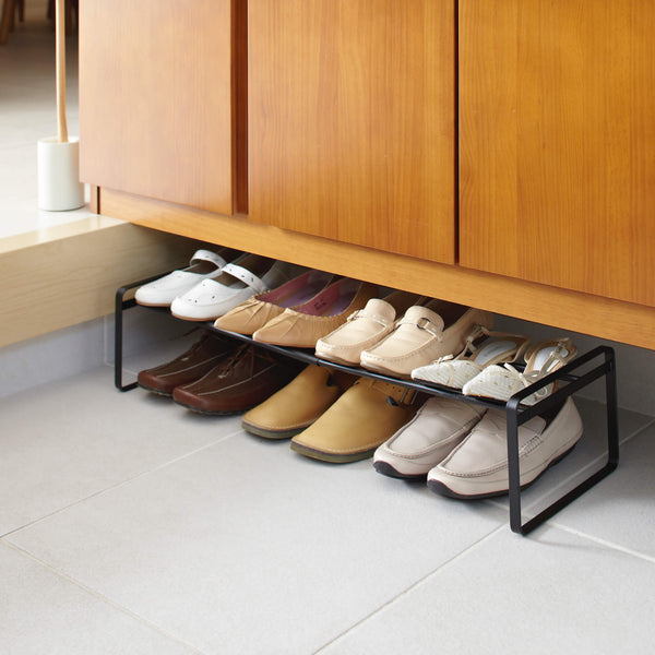 Frame Extendable Shoe Rack | Black - CLU Living Pty Ltd