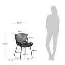 Omo Patio Chair | Black