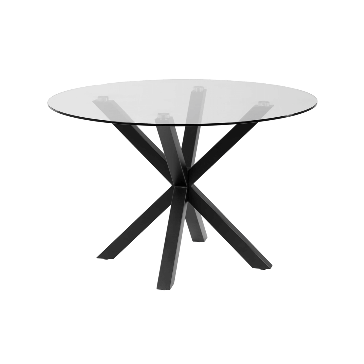 Vega Round Glass Dining Table - CLU Living Pty Ltd