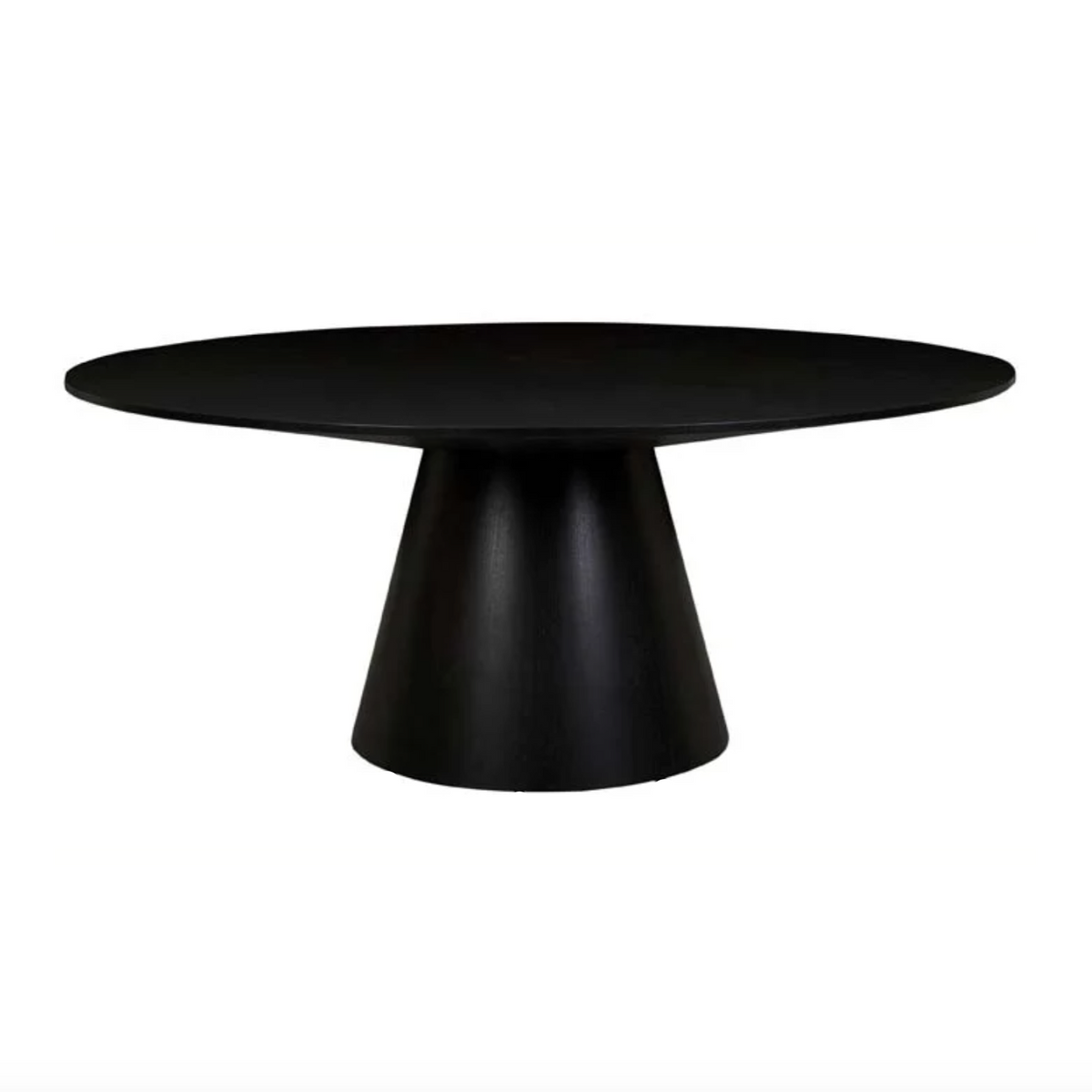 Classique Round Dining Table | Matt Dark Oak - CLU Living Pty Ltd